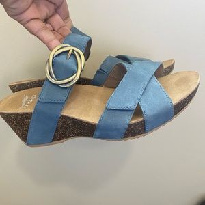 New Dansko Susie Wedge Sandals (leather)
